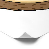 Poster Cute Kawaii Hedgehog (Coin)