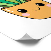 Poster Cute Kawaii Poted Cactus Plante Art (Coin)