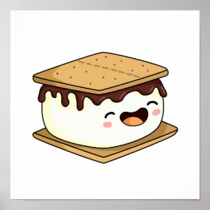 Poster Cute Kawaii Smore