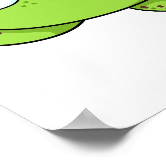 Poster Cute Kawaii Turtle (Coin)