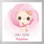 Poster Cute Kitten personnalisé (Devant)