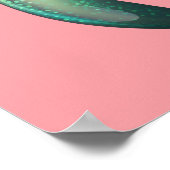 Poster Cute Kitten Purrmaid - Fun Mermaid Design de chat (Coin)