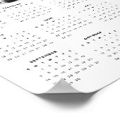 Poster Cute Kitty Chat Guitariste dans Bow Cravate 2025 C (Coin)