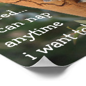 Poster Cute Koala Bear, je suis à la retraite, je peux fa (Coin)