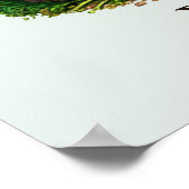 Poster Cute lecture nook bois animaux personnalisables (Coin)