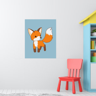 Poster Cute Little Fox