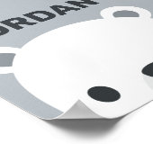 Poster Cute Little Polar Bear (Coin)