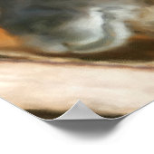 Poster Cute Llama Visage Art Animal de ferme (Coin)