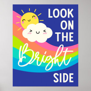 Poster Cute Look on the Bright Side