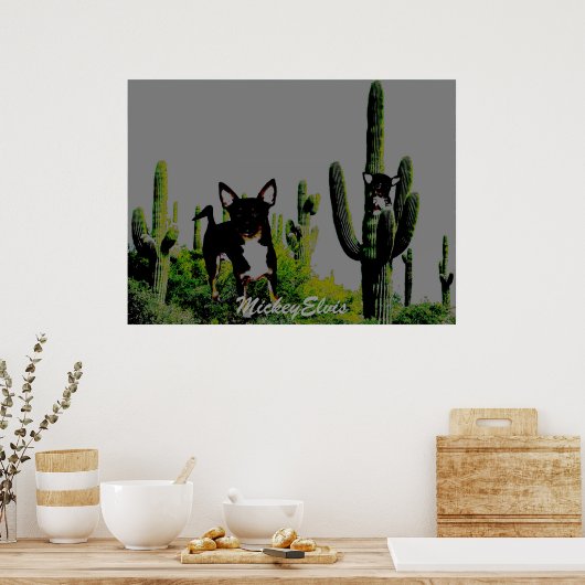 Poster Cute MickeyElvis (Cuisine)