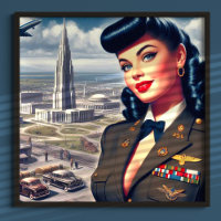 Cute Militaire Pin-up