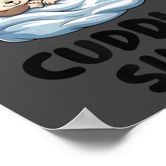 Poster Cute Monkey Couple This Is Our Cuddle  (Coin)