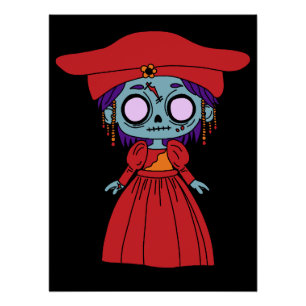 Poster Cute Namibien Zombie