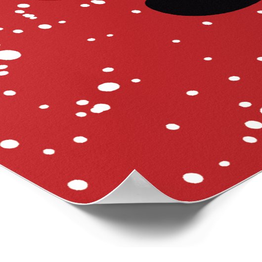 Poster Cute Noël du Père Noël (Coin)