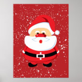 Poster Cute Noël du Père Noël (Devant)