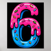 Poster Cute Number 6 Ice Cream Drip 67 Meme Costume Coupl (Devant)