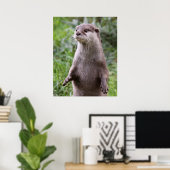 Poster Cute Otter (Bureau à domicile)