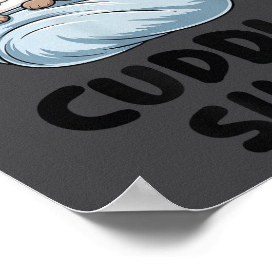 Poster Cute Otters Snuggling This Is Our Cuddle  (Coin)