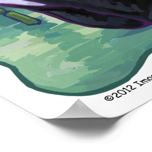 Poster Cute Panda Bear Art (Coin)