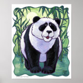 Poster Cute Panda Bear Art (Devant)