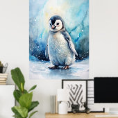 Poster Cute Penguin (Bureau à domicile)