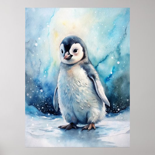 Poster Cute Penguin (Devant)