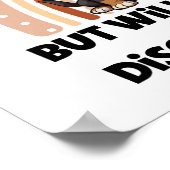 Poster Cute Puppy Boho Rainbow "Introverted" Graphic (Coin)