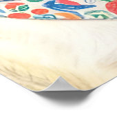 Poster Cute Puppy Portraits Bandana Collage Watercolor (Coin)