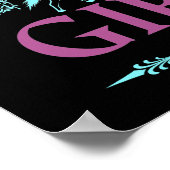 Poster Cute Quarter Horse Girl (Coin)