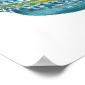 Poster Cute Rainbow Macaroons In Watercolor (Coin)