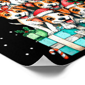 Poster Cute Rat Terrier Le Dog Christmas Tree Xmas  (Coin)