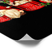 Poster Cute Retro Chocolate Hot Cocoa Mug Funny Gnomes Ch (Coin)