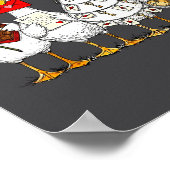 Poster Cute Retro Valentine Silly Gooses Duck Love Couple (Coin)