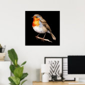Poster Cute Robin (Bureau à domicile)