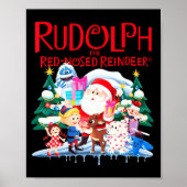 Poster Cute Rudolph The Red Nosed Reindeer Christmas Spec (Devant)