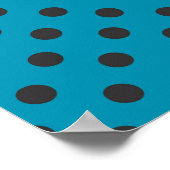 Poster Cute Schnauzer et Pois Anniversaire (Coin)