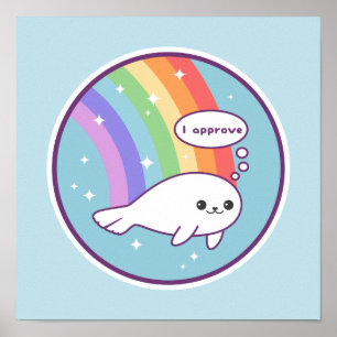 Poster Cute Seal