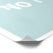 Poster Cute Shark "Pas de panique" (Coin)