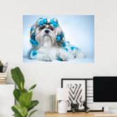 Poster Cute Shih Tzu (Bureau à domicile)
