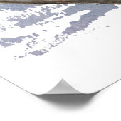 Poster Cute Siamese Chat aquarelle peinture (Coin)