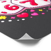 Poster Cute Six Seven 6 7 Dice Valentines Day Shirt Funny (Coin)