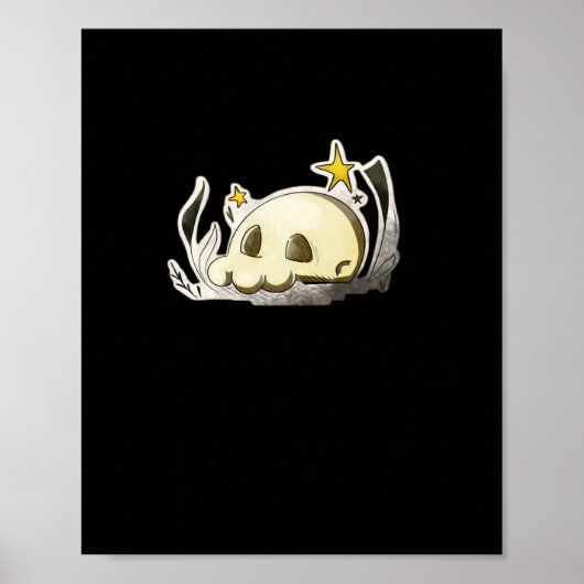 Poster Cute Skull Oversized (Devant)