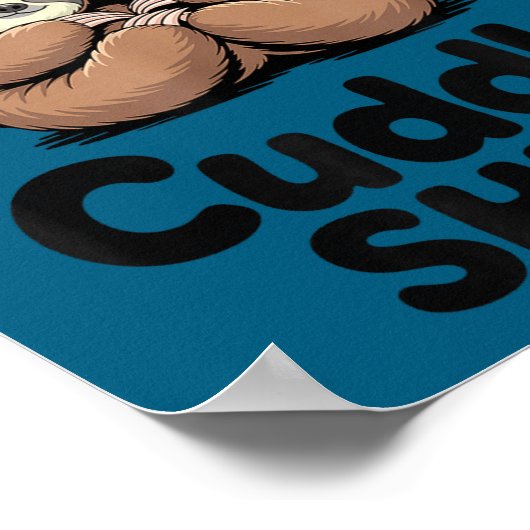 Poster Cute Sloth Couple This Is Our Cuddle  (Coin)