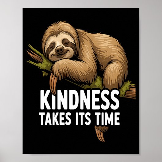 Poster Cute Sloth Design For Sloth Lover And Sloth Comfor (Devant)