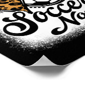 Poster Cute Soccer Nona Leopard Heart (Coin)