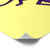 Poster Cute Spider dans le top a un dessin animé (Coin)