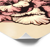 Poster Cute Squirrel Art Nature Amateurs d'écureuils flor (Coin)