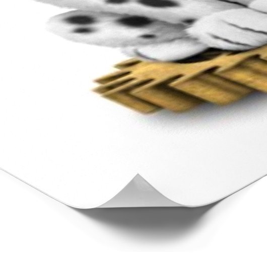 Poster Cute Steampunk Dalmatie Chien Chien Chien Chien Ch (Coin)