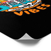 Poster Cute Summerween Vibes Skeleton IceCream Summer Vac (Coin)
