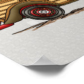 Poster Cute Surfing Woody (Coin)